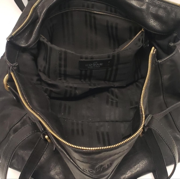 Hogan Leather Shoulder Hobo Made In Italy Gently Loved - Picture 8 of 14